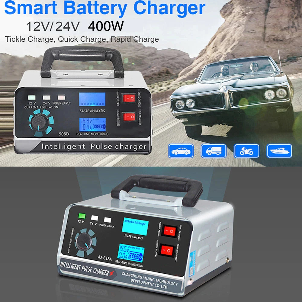 Smart Pulse Battery Charger 12V/24V