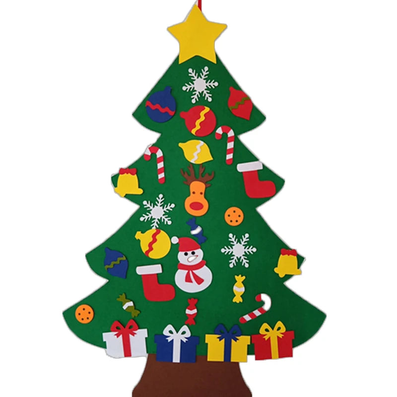 Kids DIY Felt Christmas Tree Set