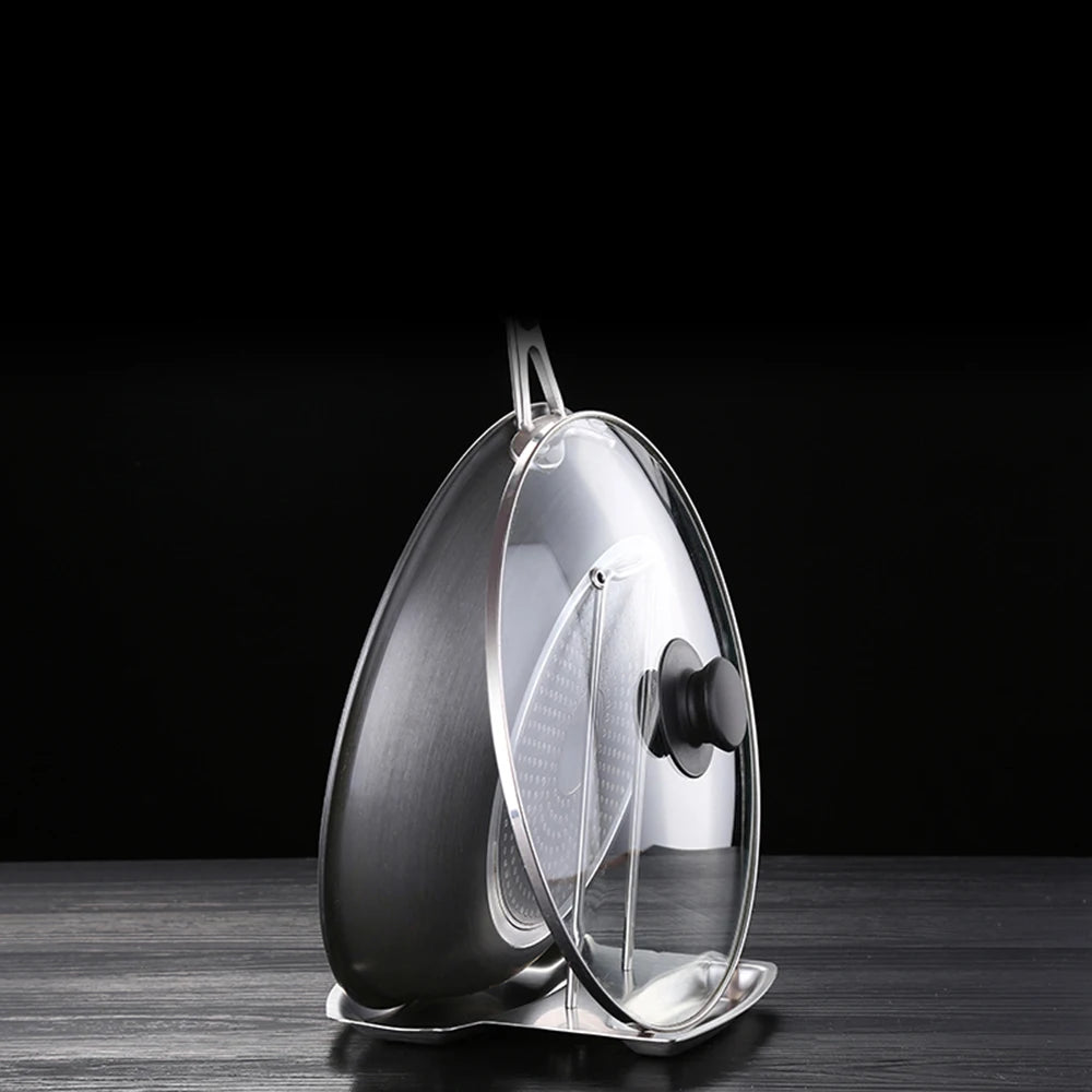 Stainless Steel Pot Lid & Utensil Holder