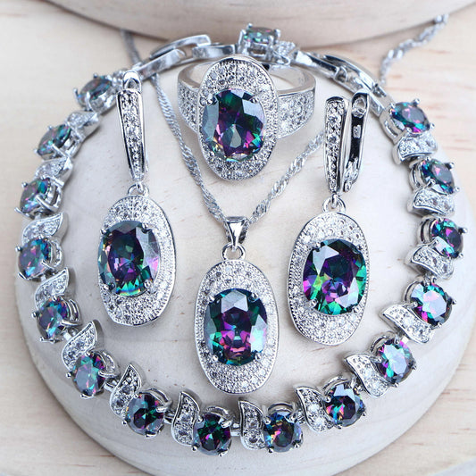 Sterling Silver 925 Jewelry Set