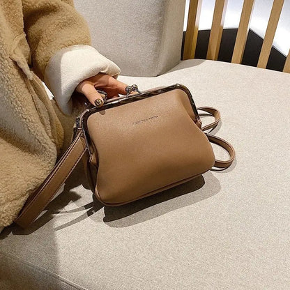 Vintage Leather Crossbody Handbag