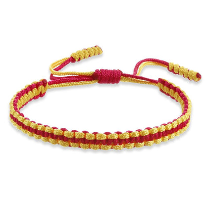 Ethnic Tibetan Buddha Woven Multicolor Bracelets