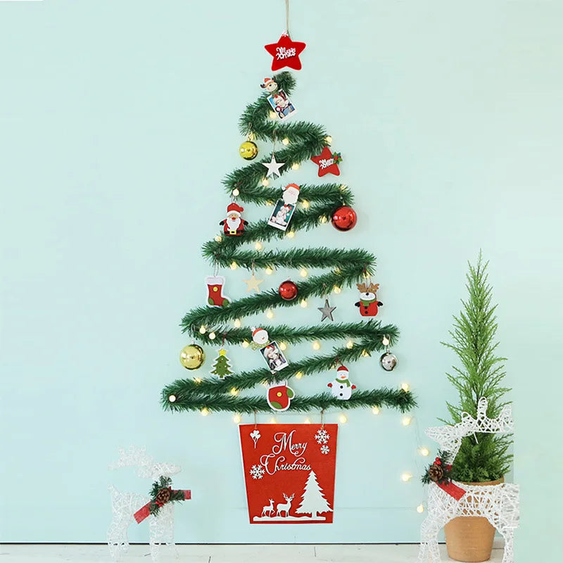 DIY Light-Up Christmas Wall Tree
