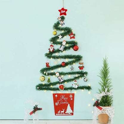 DIY Light-Up Christmas Wall Tree