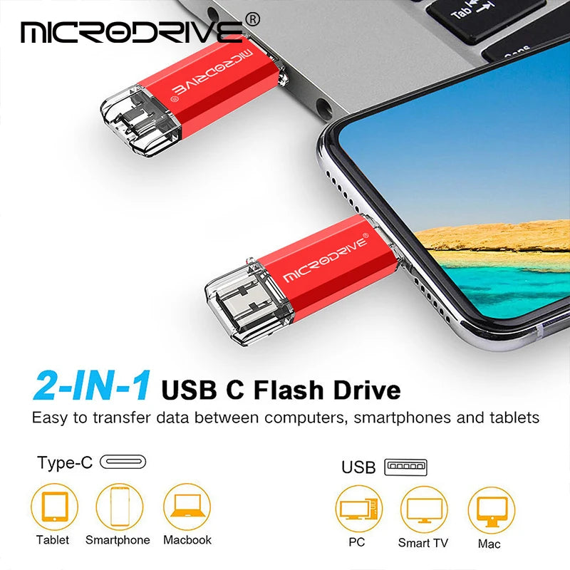 2-in-1 USB Type-C OTG Flash Drive