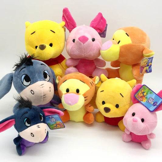 12-20cm Winnie the Pooh Bear Tiger Pig Cute Cartoon Toys