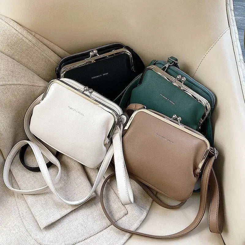 Vintage Leather Crossbody Handbag