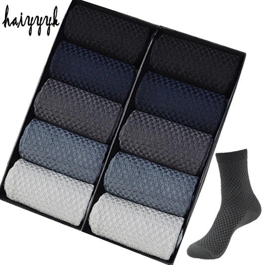 Men’s Bamboo Fiber Compression Socks 10 Pairs