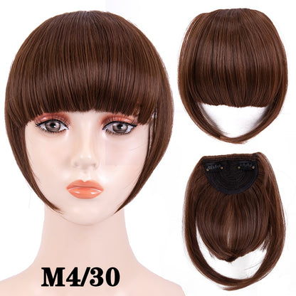 Leeons Short Synthetic Bangs Heat Resistant Hairpieces