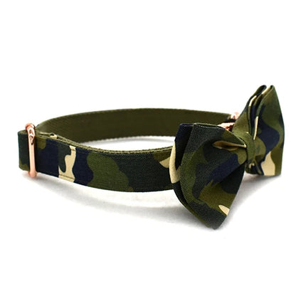 Personalized Camouflage Nylon Dog Collar with Buckle
