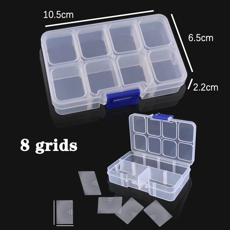 Plastic Box With Compartment Slot Organizer
