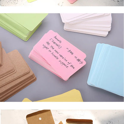 Blank Kraft Message Cards