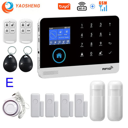 Wireless Security System with Sensors & App Control