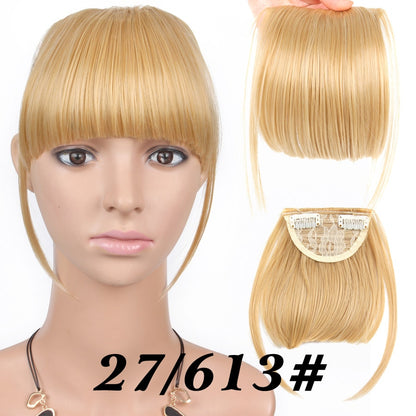 Leeons Short Synthetic Bangs Heat Resistant Hairpieces