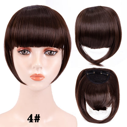 Leeons Short Synthetic Bangs Heat Resistant Hairpieces