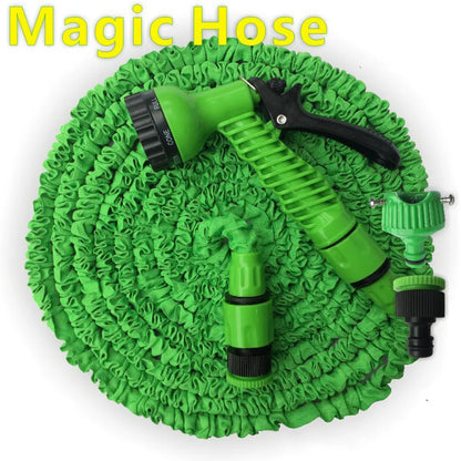 Expandable Garden Hose with Spray Gun
