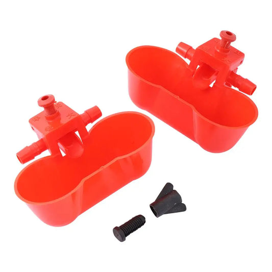 Poultry Double Cup Drinking Bowl