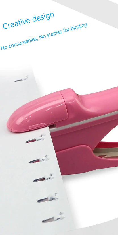 Mini Staple-Free Paper Stapler