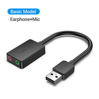 USB External Sound Card Adapter