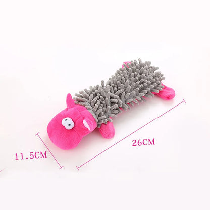Animal Plush Squeaky Dog Toy