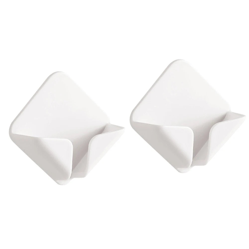2Pcs Storage Holders Racks Wall Hanging Hook