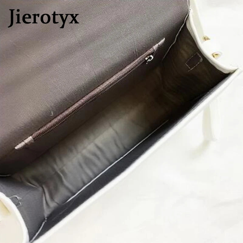 Letter Print PU Leather Crossbody Bag