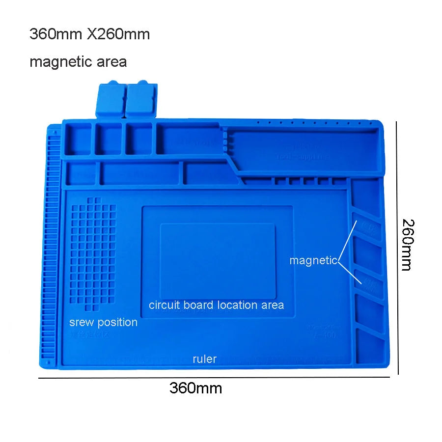 Silicone Soldering Desk Platform Pad