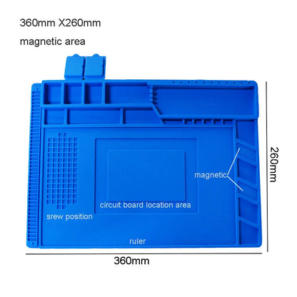 Silicone Soldering Desk Platform Pad