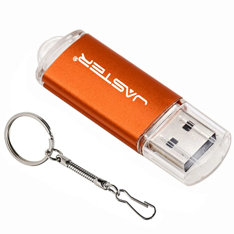 Portable USB 2.0 Memory Stick with Key Ring – Multiple Capacities & Colors