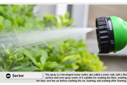 Expandable Garden Hose with Spray Gun