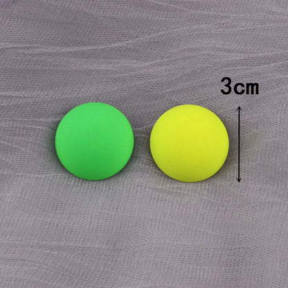 Geometry Neon Round Square Acrylic Earrings