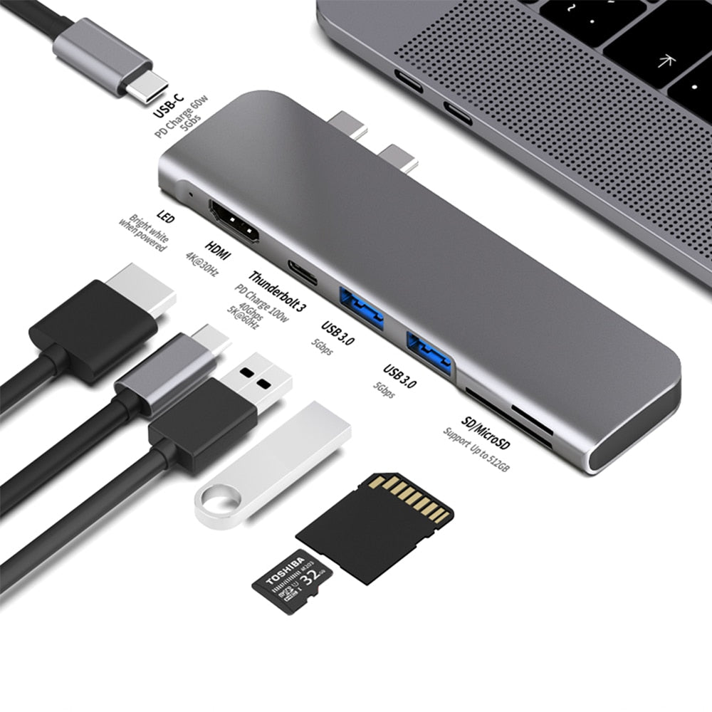 USB 3.1 Type-C Hub To HDMI Adapter 4K