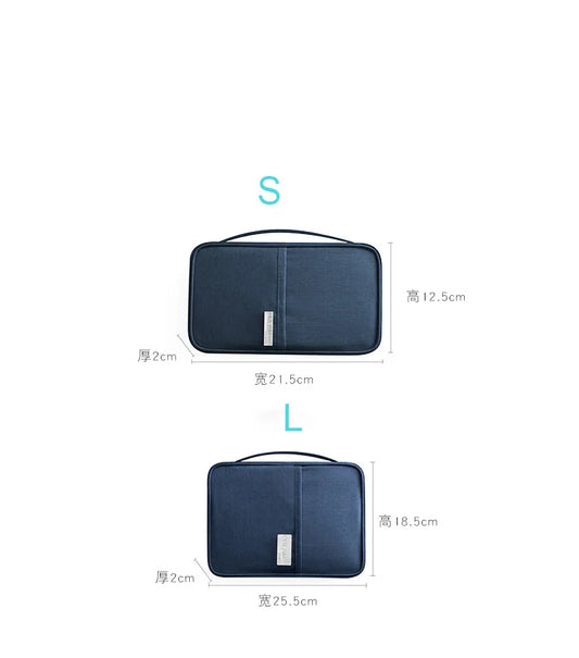 Family Passport Holder Waterproof Document Organizer