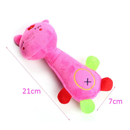 Animal Plush Squeaky Dog Toy