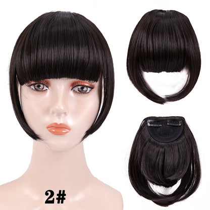 Leeons Short Synthetic Bangs Heat Resistant Hairpieces