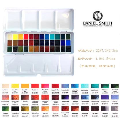 Daniel Smith Original Watercolor Paint Set 12/24/36 color 0.5ml/1ml/2ml