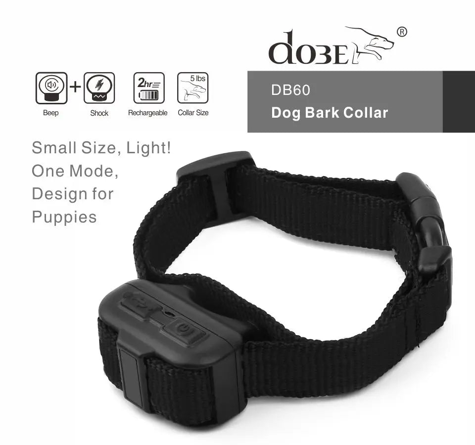 Humane No-Shock Anti-Bark Training Collar for Dogs