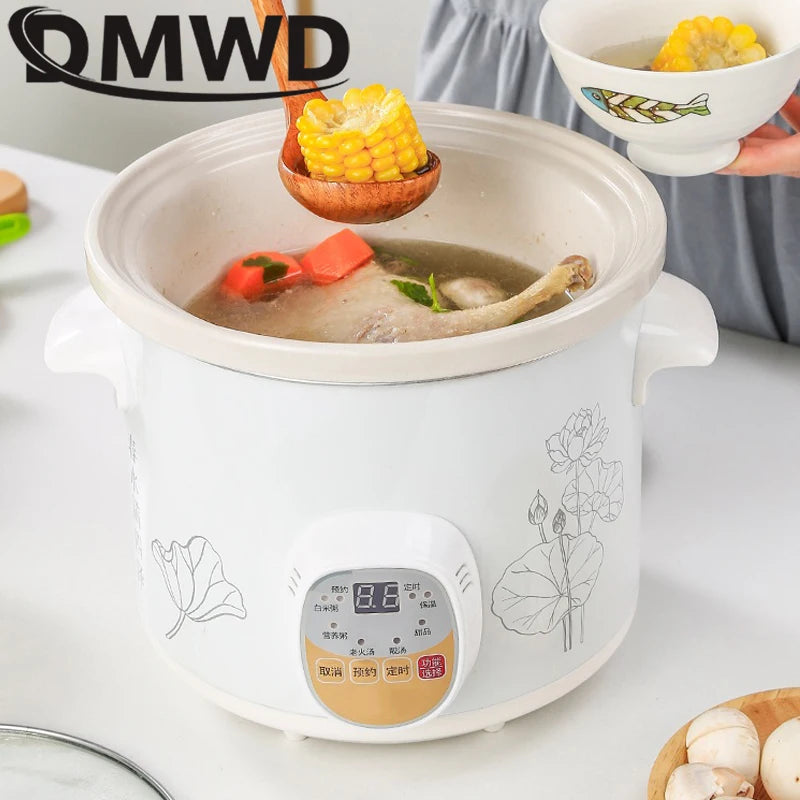 Dmwd 1.5L Household Electric Mini Slow Cooker