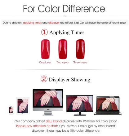 CANNI HEMA FREE Nail Gel Polish Set Semi Permanent
