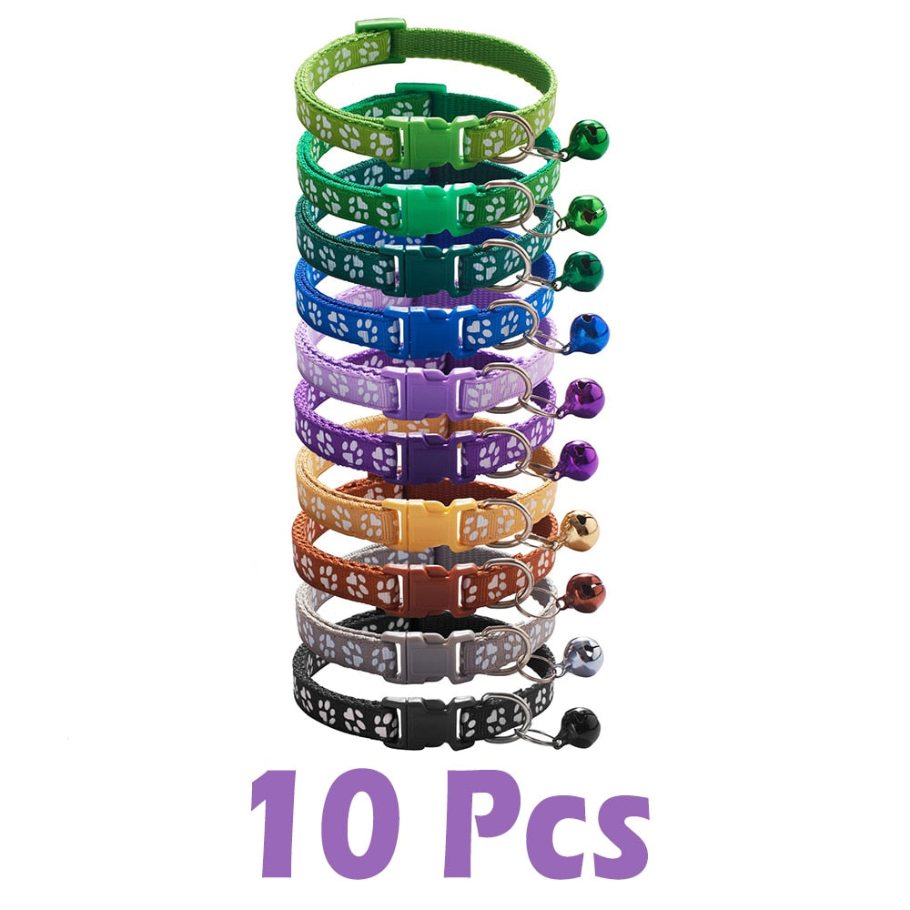 10Pcs Dog Collar Neck Strap