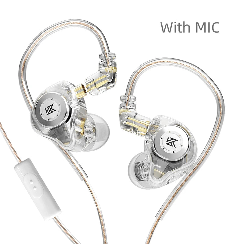 KZ EDX Pro HiFi Wired In-Ear Earphones with Detachable Cable