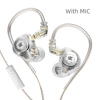 KZ EDX Pro HiFi Wired In-Ear Earphones with Detachable Cable