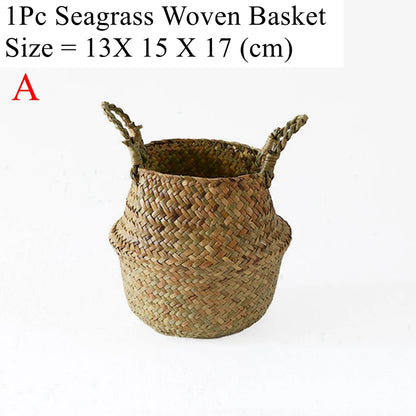 Seagrass Wicker Storage Basket