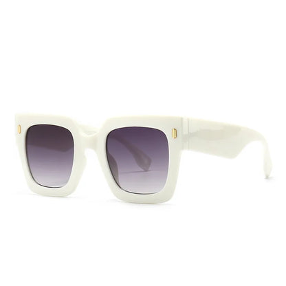 Classic Luxury Brand Designer Big Frame Square Sunglasses