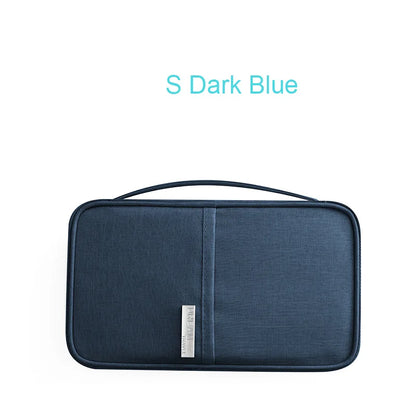 Family Passport Holder Waterproof Document Organizer