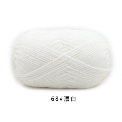 50g/Set 4ply Milk Cotton Knitting Wool Yarn