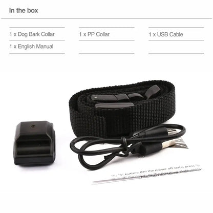 Humane No-Shock Anti-Bark Training Collar for Dogs