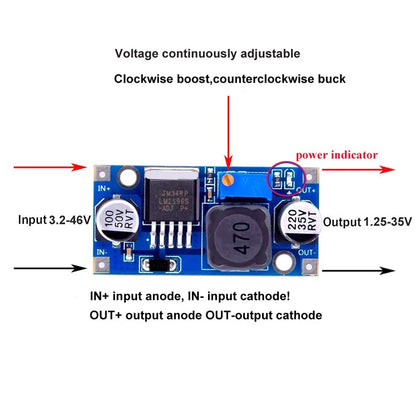 LM2596 Adjustable DC-DC Buck Converter Module