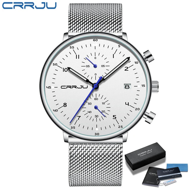 2278 Men's Stainless Steel Quartz Chronograph Watch