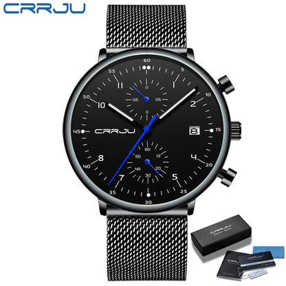 2278 Men's Stainless Steel Quartz Chronograph Watch